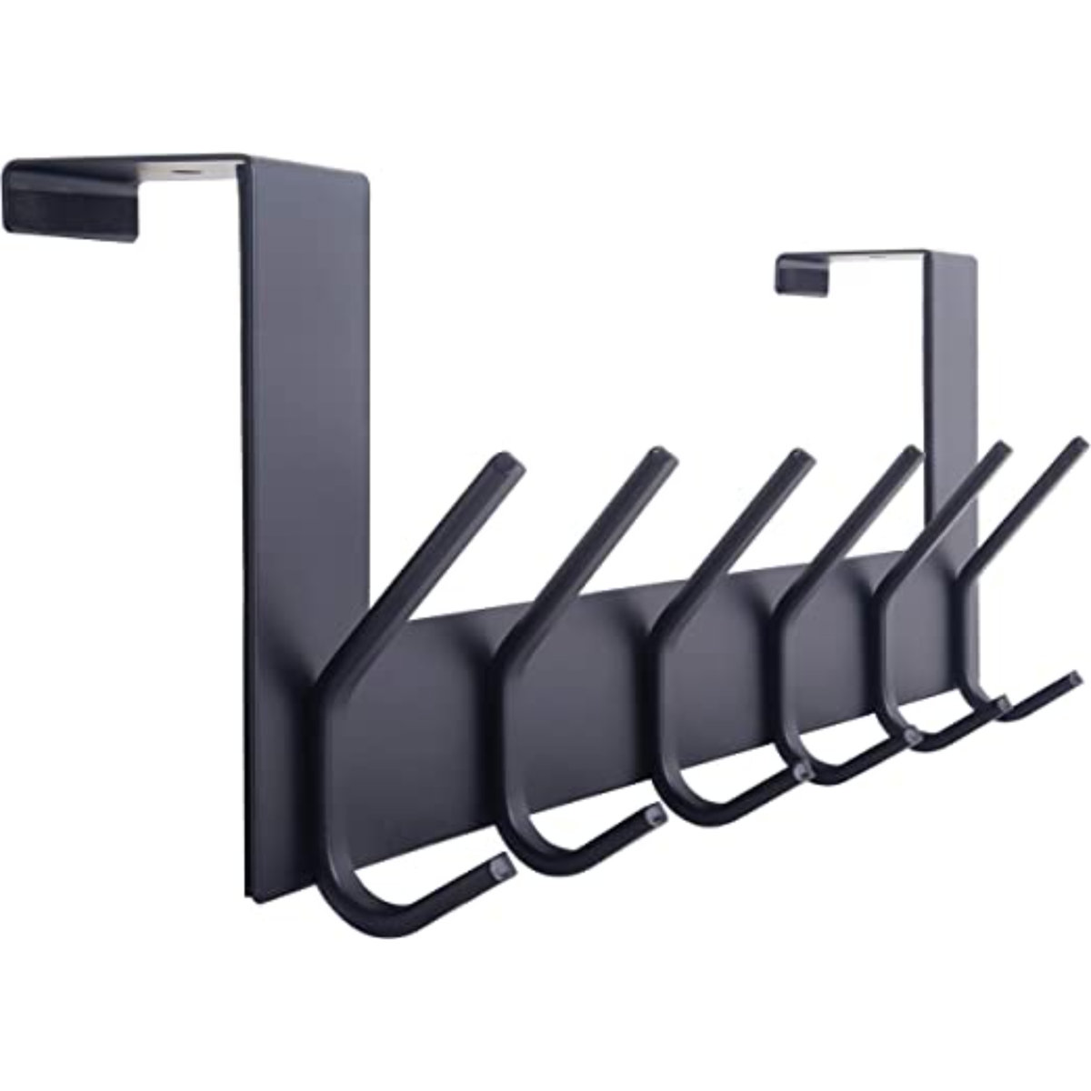 Berget Metal Over-the-Door 6 - Hook Wall Mounted Coat Rack
